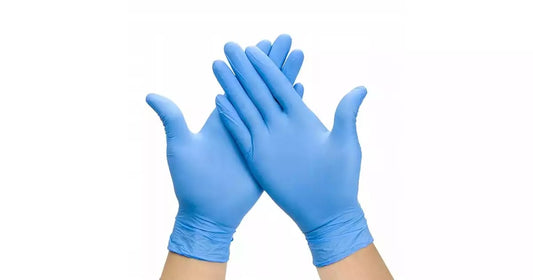 RĘKAWICE RĘKAWICZKI NITRYLOWE NITRYLEX CLASSIC BLUE 100 SZT roz. S