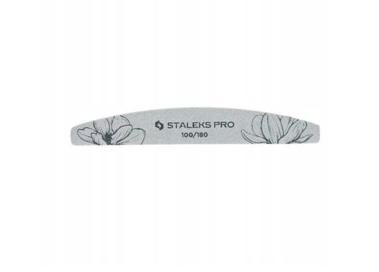STALEKS Pilnik do paznokci mineralny PÓŁKSIĘŻYC łódka 100/180