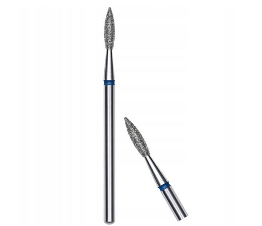 STALEKS Frez Diamentowy Płomyk/Łezka NIEBIESKI EXPERT 2,1/8mm FA10B021/8