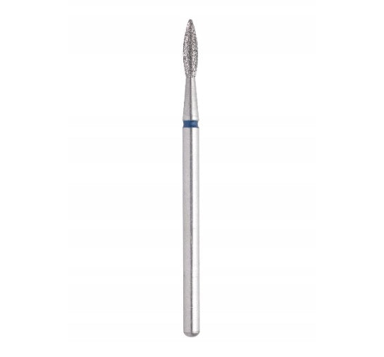 STALEKS Frez Diamentowy Płomyk/Łezka NIEBIESKI EXPERT 2,1/8mm FA10B021/8