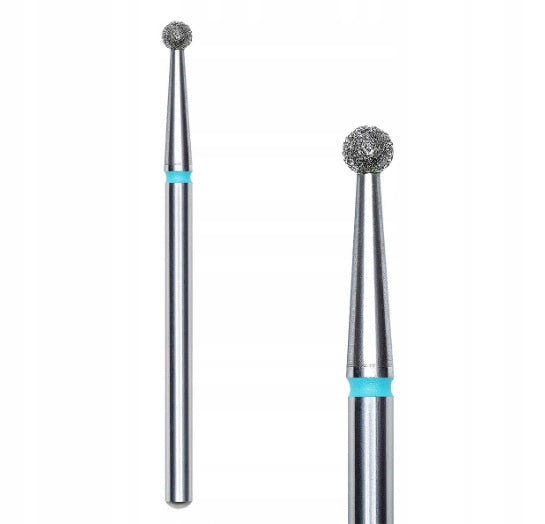 STALEKS PRO frez diamentowa kulka niebieska FA01B025 2,5 mm do skórek