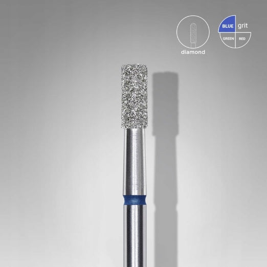 STALEKS PRO Frez Diamentowy Walec Cylinder Niebieski 2,5 × 6 mm FA20B025/6