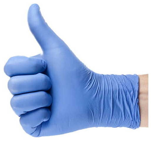 RĘKAWICE RĘKAWICZKI NITRYLOWE NITRYLEX CLASSIC BLUE 100 SZT roz. M