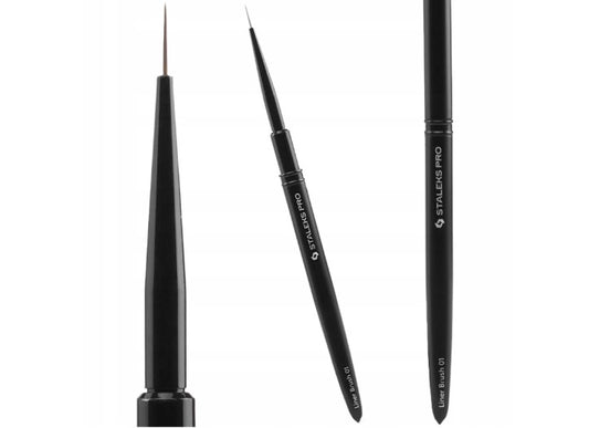 STALEKS Pędzelek Liner 1mm do Detali - Elastyczny Ergonomiczny i Precyzyjny