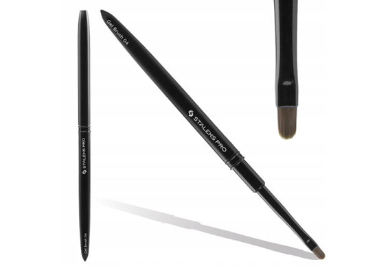 STALEKS PRO PĘDZELEK DO ŻELU EXPERT 4mm/7mm (NBE-04)