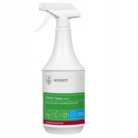 MEDISEPT VELOX SPRAY 1L NEUTRAL DEZYNFEKCJA POWIERZCHNI