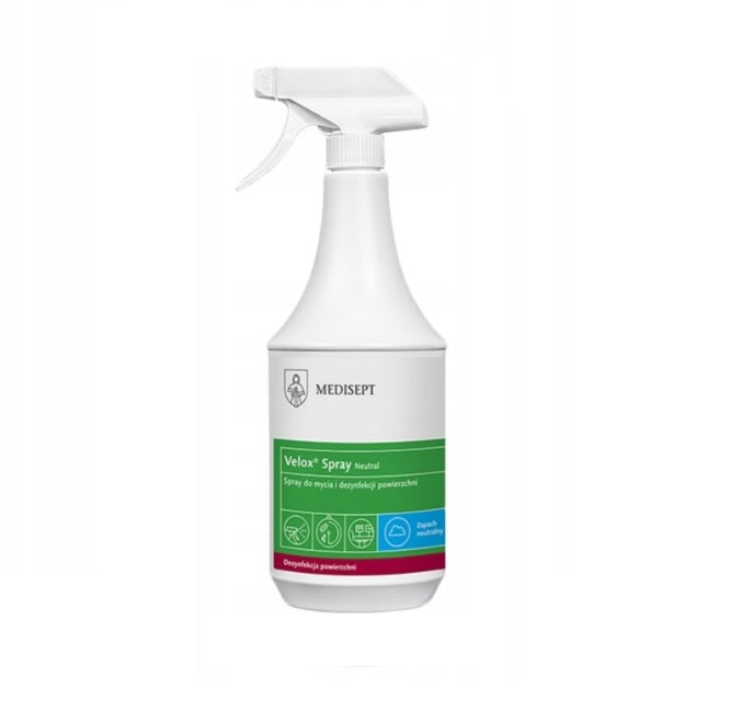 MEDISEPT VELOX SPRAY 1L NEUTRAL DEZYNFEKCJA POWIERZCHNI