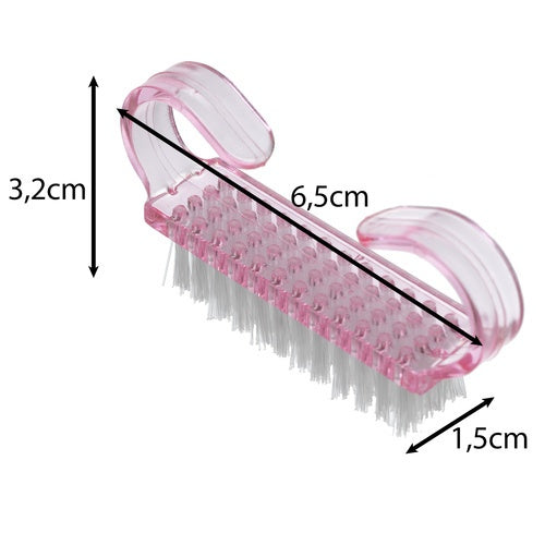 SZCZOTECZKA RÓŻOWA DO MANICURE DO USUWANIA PYŁU DO PAZNOKCI SZCZOTKA