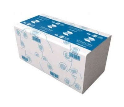 RĘCZNIK PAPIEROWY SKŁADANY ZZ BIAŁY VELVET 150 listków 100% celuloza 2W