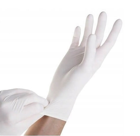 Rękawiczki Nitrylowe Mercator NITRYLEX CLASSIC WHITE – 100 szt. Rozmiar M