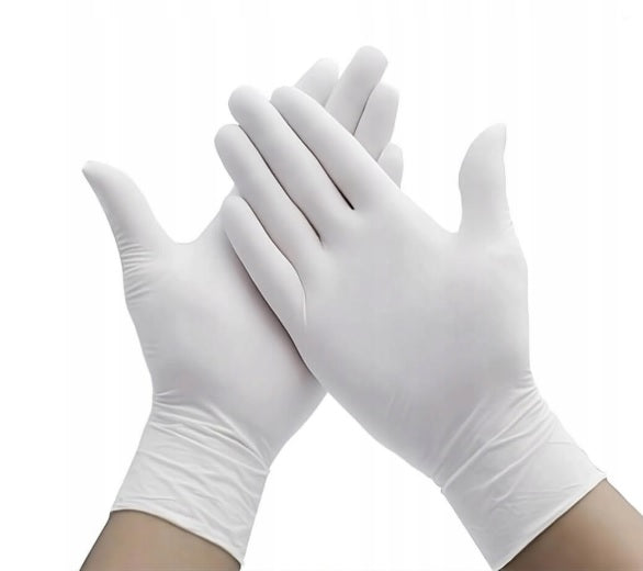Rękawiczki Nitrylowe Mercator NITRYLEX CLASSIC WHITE – 100 szt. Rozmiar M