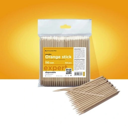 Staleks patyczki drewniane do manicure 110 mm DOS-30/100 100 szt