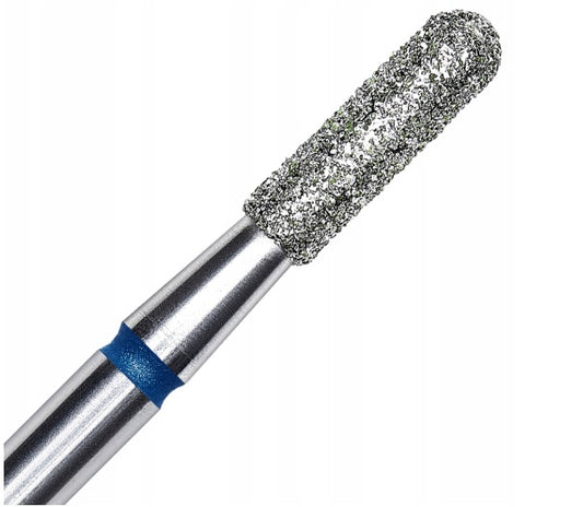 Staleks Frez Diamentowy Walec Zaokrąglony Niebieski 2,3/8 mm FA30B023/8